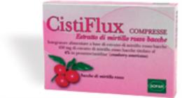 CISTIFLUX integratore alimentare mirtillo rosso 14 cpr per cistite