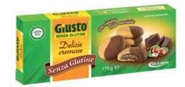 GIUSTO SENZA GLUTINE - DELIZIE CREMOSE ALLA NOCCIOLA - 175 G