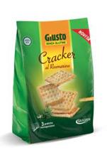 GIUSTO® SENZA GLUTINE CRACKERS AL ROSMARNO 180 G