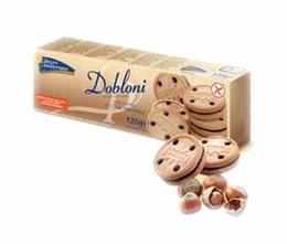 PIACERI MEDITERRANEI - DOBLONI BISCOTTI SENZA GLUTINE - 120 G