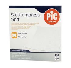 PIC SOLUTION STERICOMPRESS COMPRESSE IN TNT STERILI 100 PEZZI DA 10x10 CM