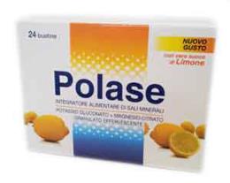 POLASE INTEGRATORE DI SALI MINERALI GUSTO LIMONE 24 BUSTINE