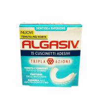 ALGASIV 15 Cuscinetti Adesivi DENTIERA INFERIORE