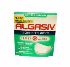 ALGASIV 15 Cuscinetti Adesivi DENTIERA SUPERIORE