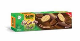 GIUSTO SENZA GLUTINE - BIGUSTO DARK BISCOTTI RIPIENI - 130 G