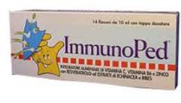 IMMUNOPED INTEGRATORE ALIMENTARE IMMUNOSTIMOLANTE - 14 FLACONCINI MONODOSE DA 10 ML