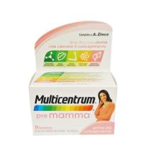 MULTICENTRUM PRE MAMMA - INTEGRATORE ALIMENTARE MULTIVITAMINICO E MULTIMINERALE UTILE PRIMA DEL CONCEPIMENTO - 30 COMPRESSE