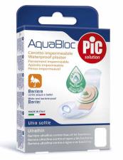 PIC SOLUTION AQUABLOC - CEROTTO POST OPERATORIO IMPERMEABILE - 5 PEZZI DA 5 x 7 CM