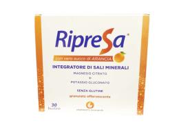 RIPRESA INTEGRATORE ENERGETICO A BASE DI SALI MINERALI - GUSTO ARANCIA - 30 BUSTINE DA 11 G