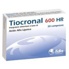 TIOCRONAL 600 HR - INTEGRATORE DI ACIDO ALFA LIPOICO - 20 COMPRESSE